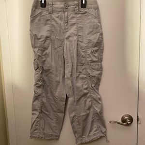 BRAND NEW Style&Co Light Grey Cropped Cargo Pants